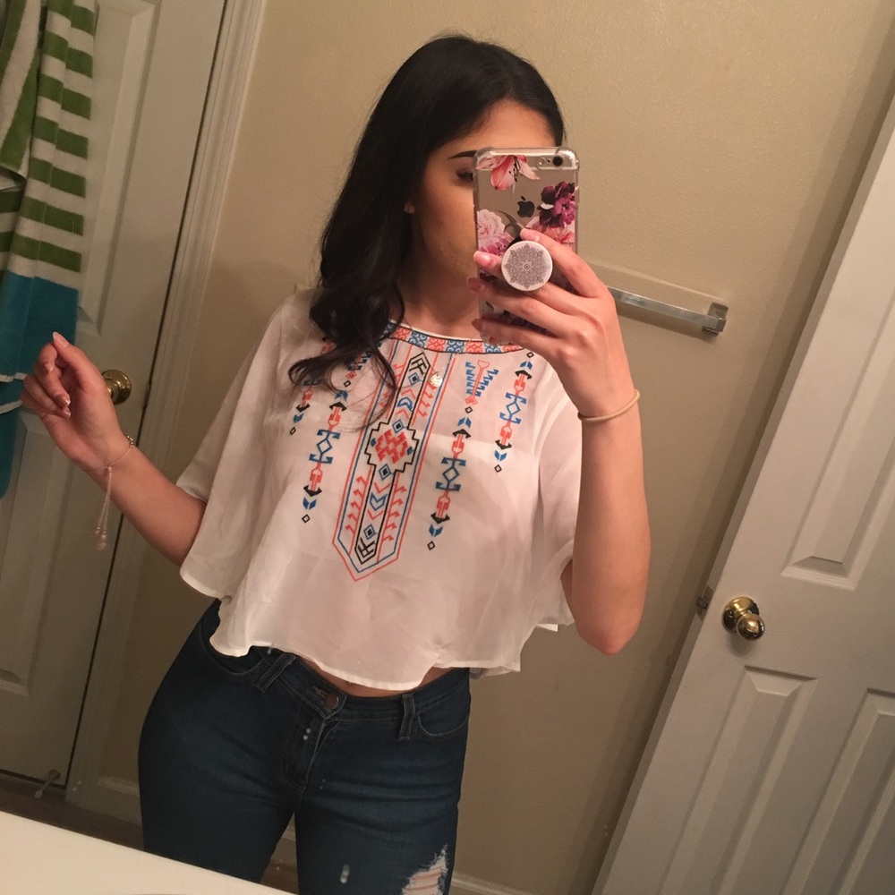 Tribal Print Blouse